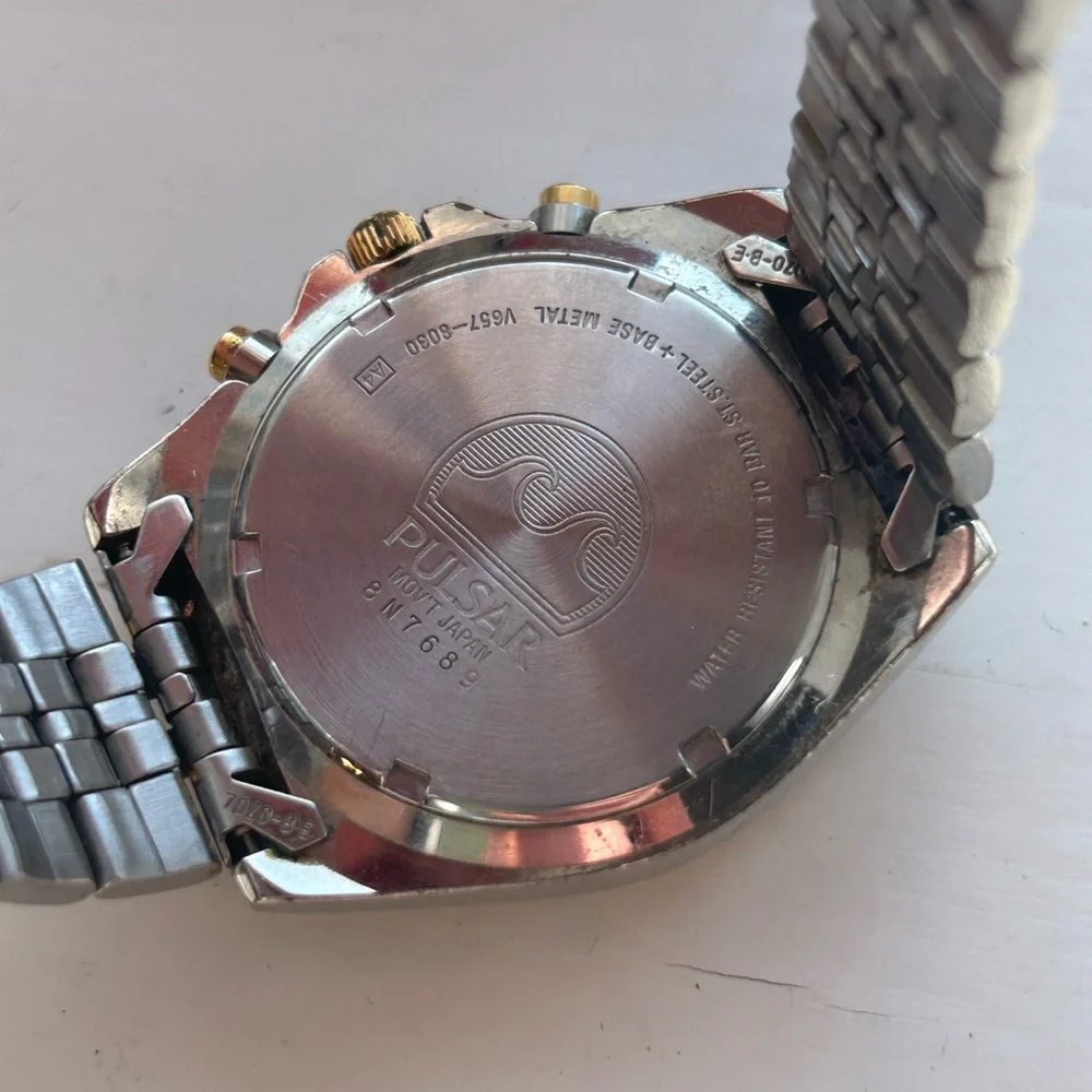 Pulsar by Seiko V657-8030 Men’s Chronograph Watch - Picture 6 of 6